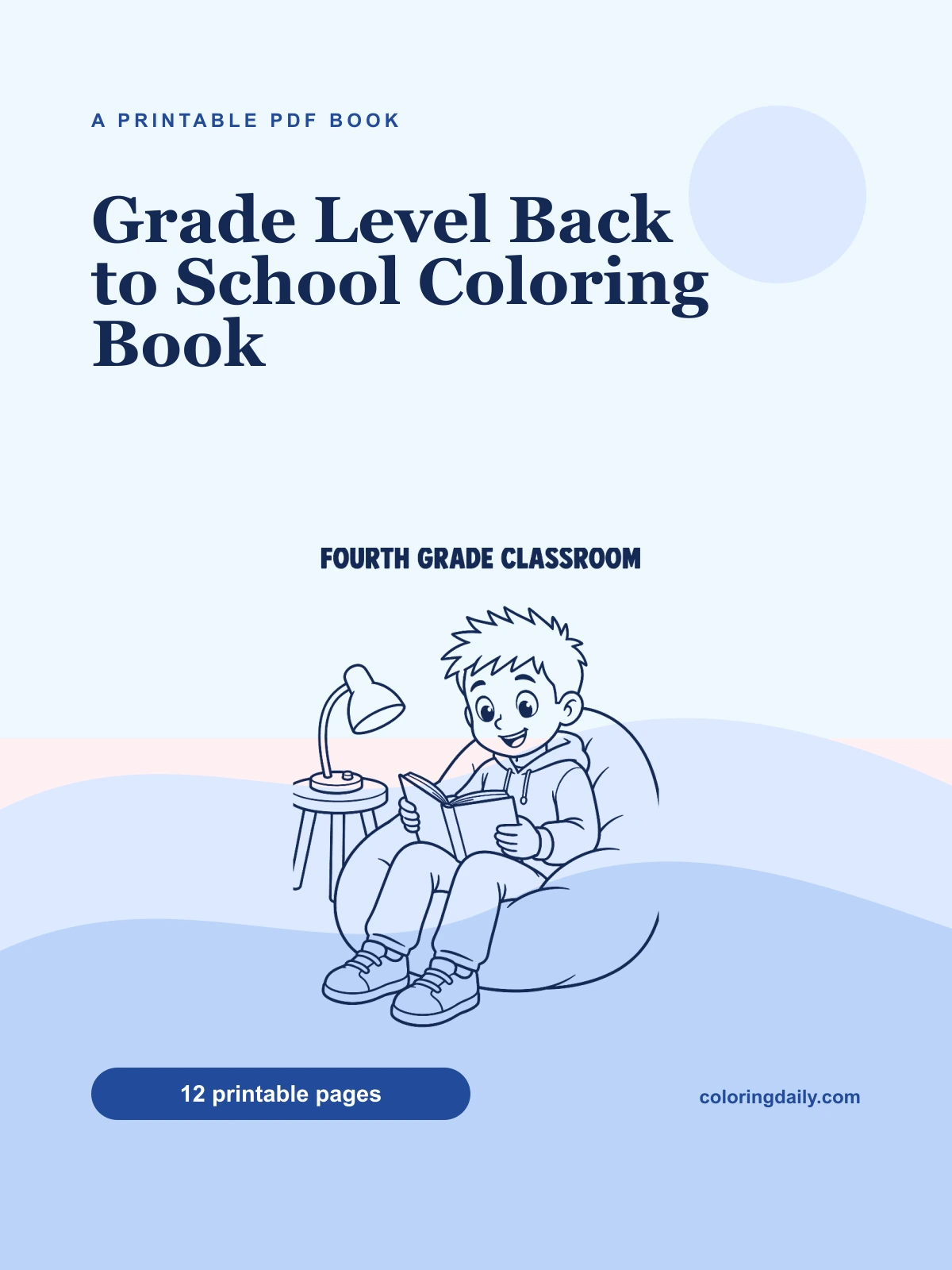 Grade Level Back to School Coloring Book cover