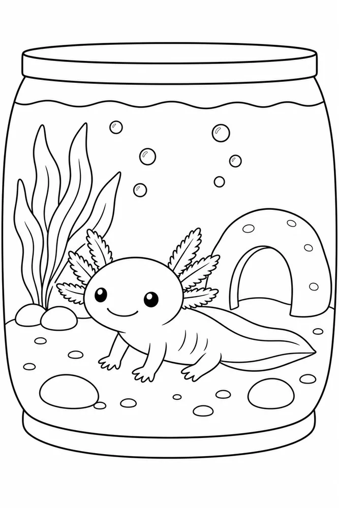 Easy Axolotl Easy Axolotl Cozy Tank coloring page