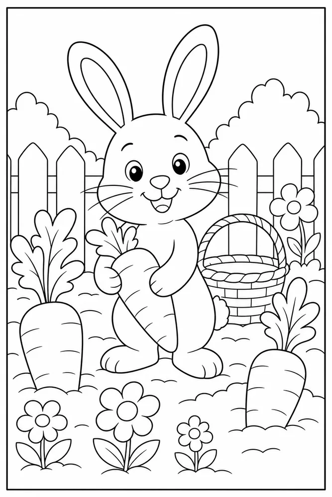 Bunny Coloring Pages preview