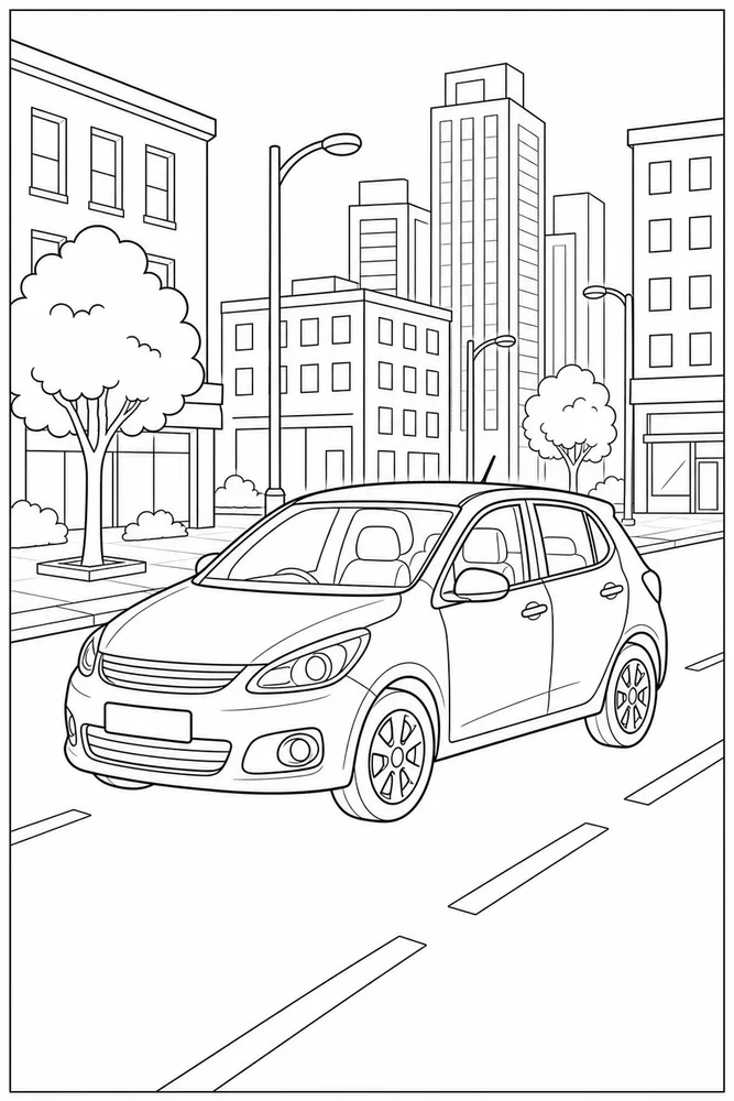 Car Coloring Pages preview