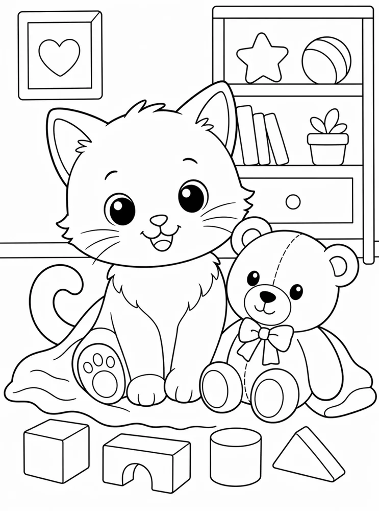 Cat Coloring Pages preview