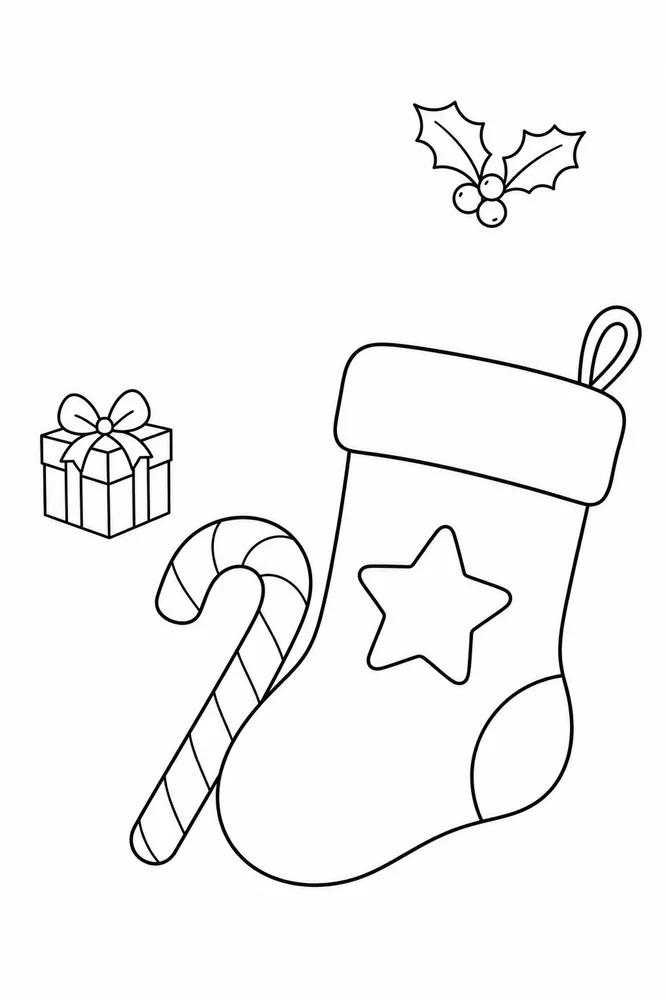 Merry Christmas Merry christmas easy beginner page coloring page