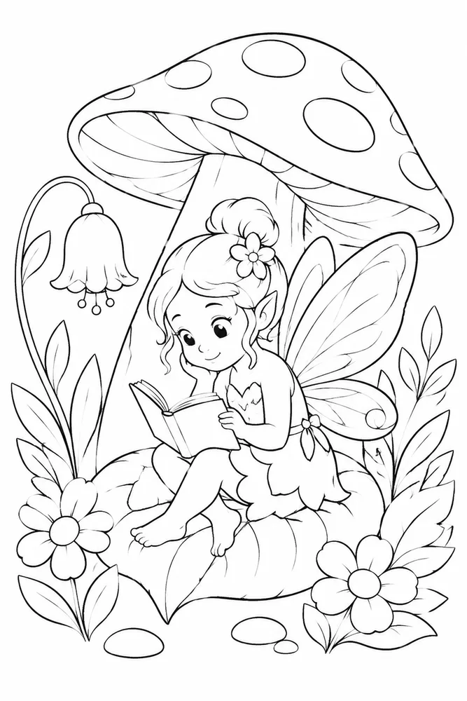 Fairy Wings Fairy Wings Wing Portrait coloring page