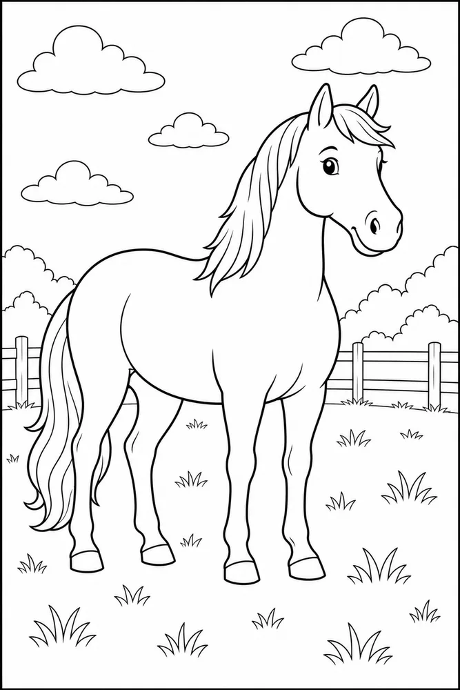 Horse Coloring Pages preview
