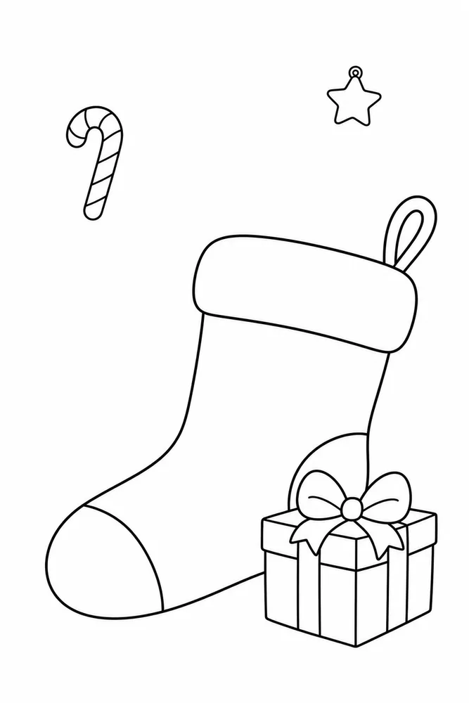 Christmas Coloring Pages for Kids Christmas coloring pages for kids easy beginner page coloring page