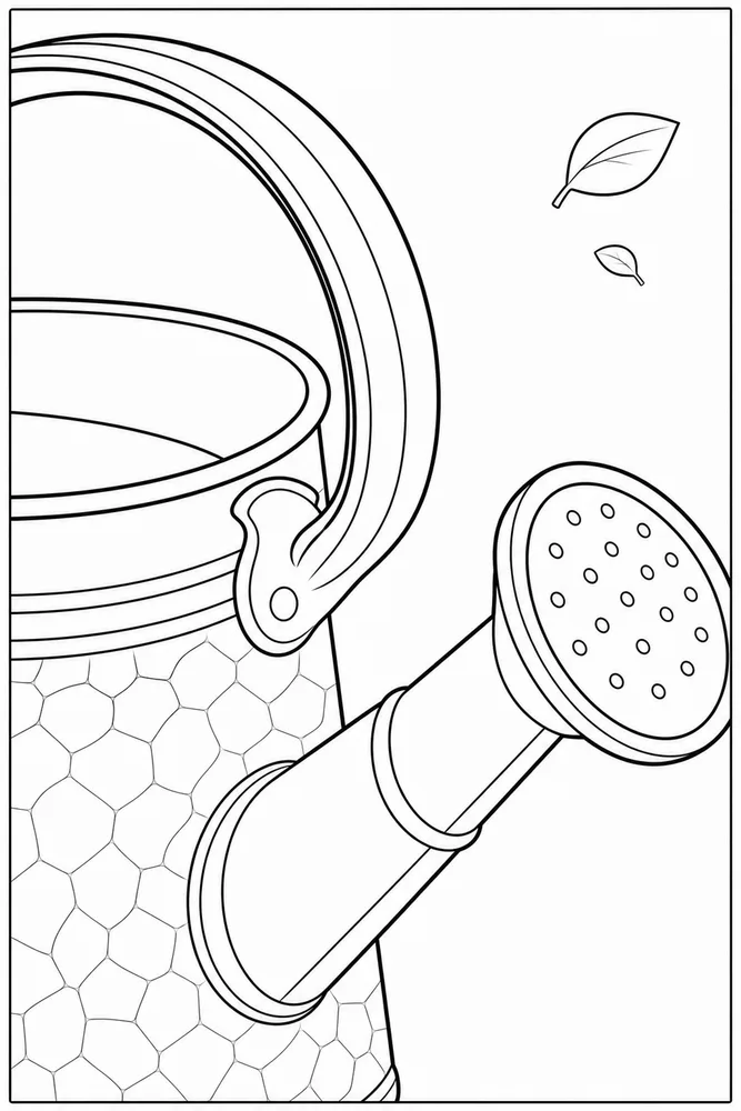 Simple Coloring Pages for Kids Simple coloring pages for kids close up detail coloring page