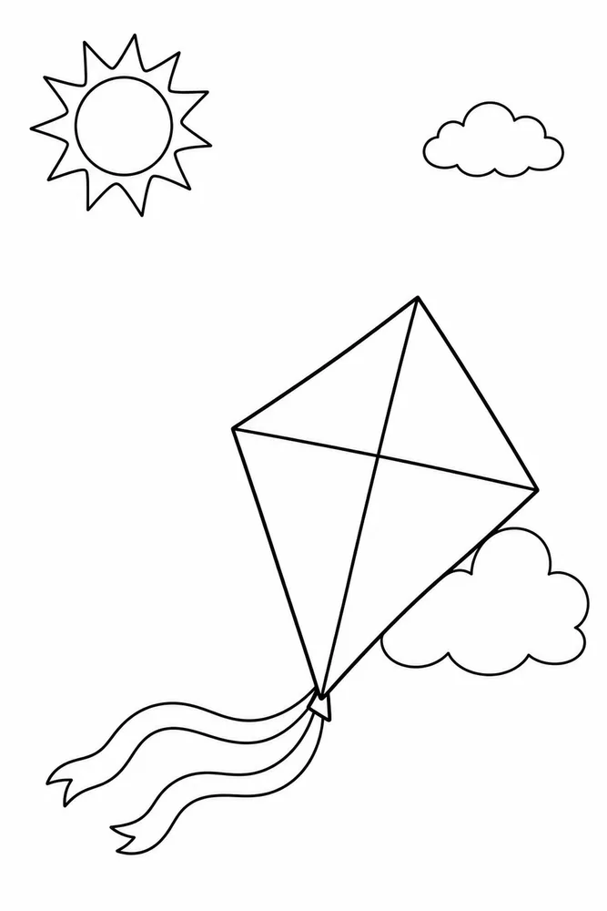 Simple Coloring Pages for Kids Simple coloring pages for kids easy beginner page coloring page