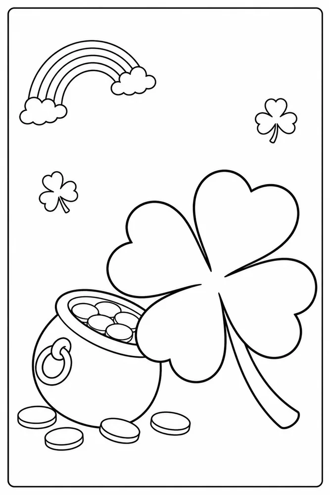 Preschool St Patricks Day Preschool st patricks day easy beginner page coloring page