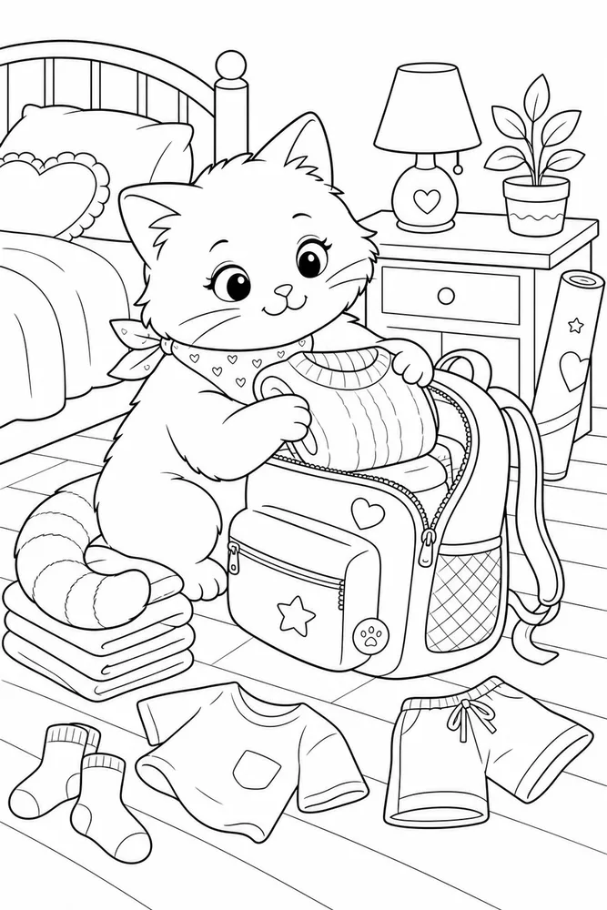 Cute Coloring Pages for Teens Cute coloring pages for teens activity scene coloring page